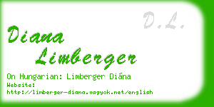diana limberger business card